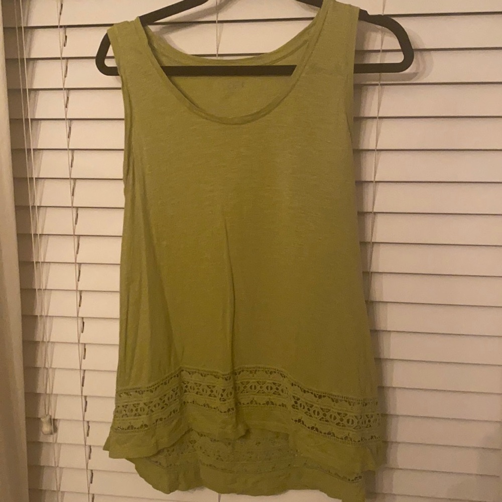 Green Cotton Top